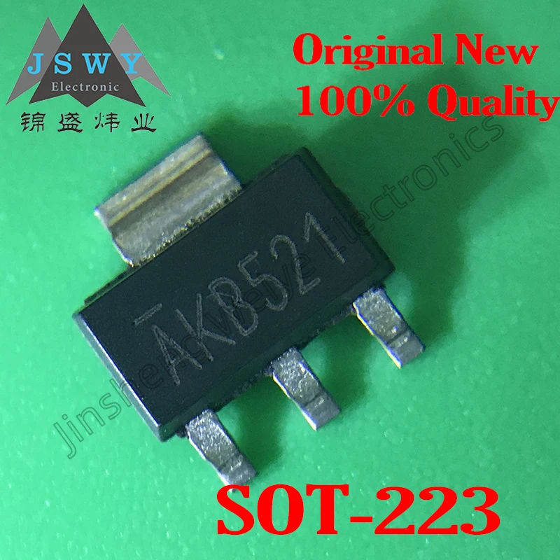 

(10/50 pieces) AME8815BEGT250Z AKB SOT-223 LDO, 2.50V±1.5%, 1.5A Brand new original stock Fast shipping
