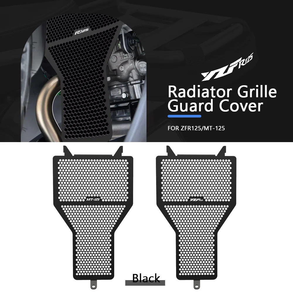 

Motorcycle Accessories For Yamaha YZF-R125 R125 ABS 2014-2016 2017 2018 MT125 2015 Radiator Guard Grille Grill Cover Protector
