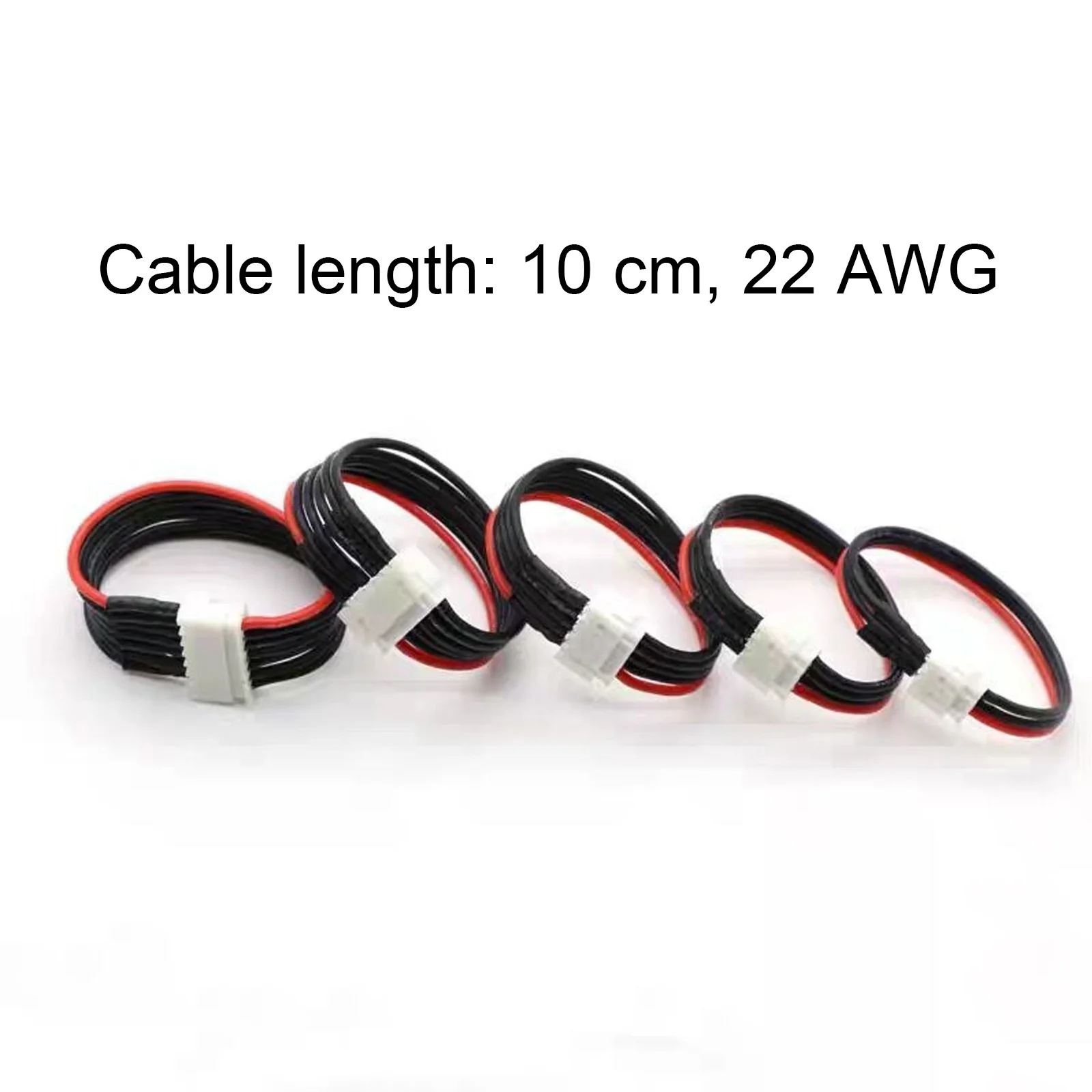 AIRIXXI 2S 3S 4S 5S 6S Balance Charging Extension Cable 10Cm 22Awg Soft Silicone Wire For Rc Drone Quadcopter Model Battery