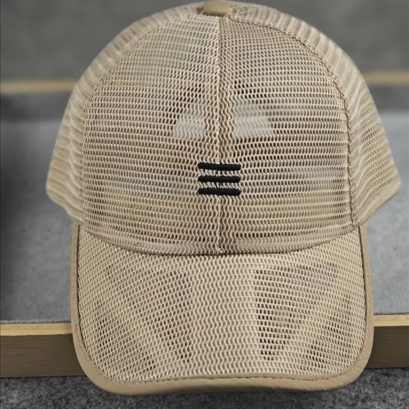 Couple Mesh Baseball Hat, Breathable Summer Cap, Small Size Women's Hat & Men's Hat