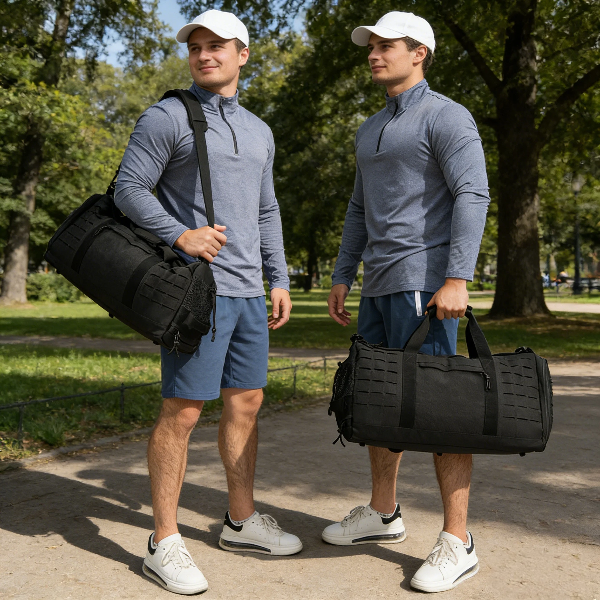 Bolsa deportiva de 40L, bolsa de viaje táctica, zapatos de entrenamiento físico para hombre, bolsa de viaje de baloncesto, equipaje práctico