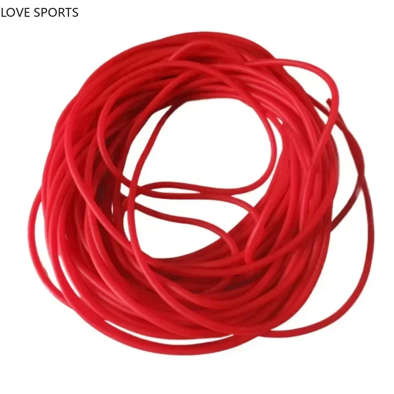 Nieuwe Goederen Voor Vissen 5/10 Meter Rood Vissen Touw Diameter 5.5mm Hoge Stevige Elastische Rubberen Lijn band Vissen Elastisch Touw Gift