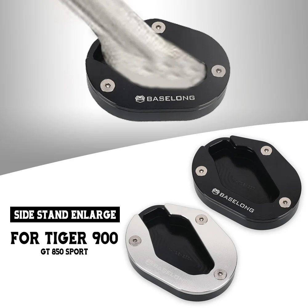 Motorcycle Kickstand Foot Side Stand Extension Pad For TIGER 900 TIGER900GT TIGER 850 Sport 2020 2021 2022 2023 2024 2025 2026