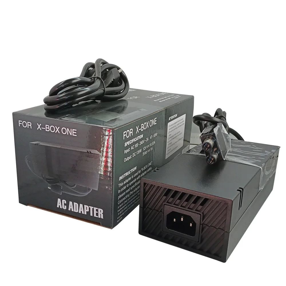 Black AC 100V-240V แหล่งจ่ายไฟ US/EU/UK ปลั๊กตัวแปลง USB ชาร์จสำหรับ Xbox one คอนโซลอะแดปเตอร์ AC อิฐ Charger