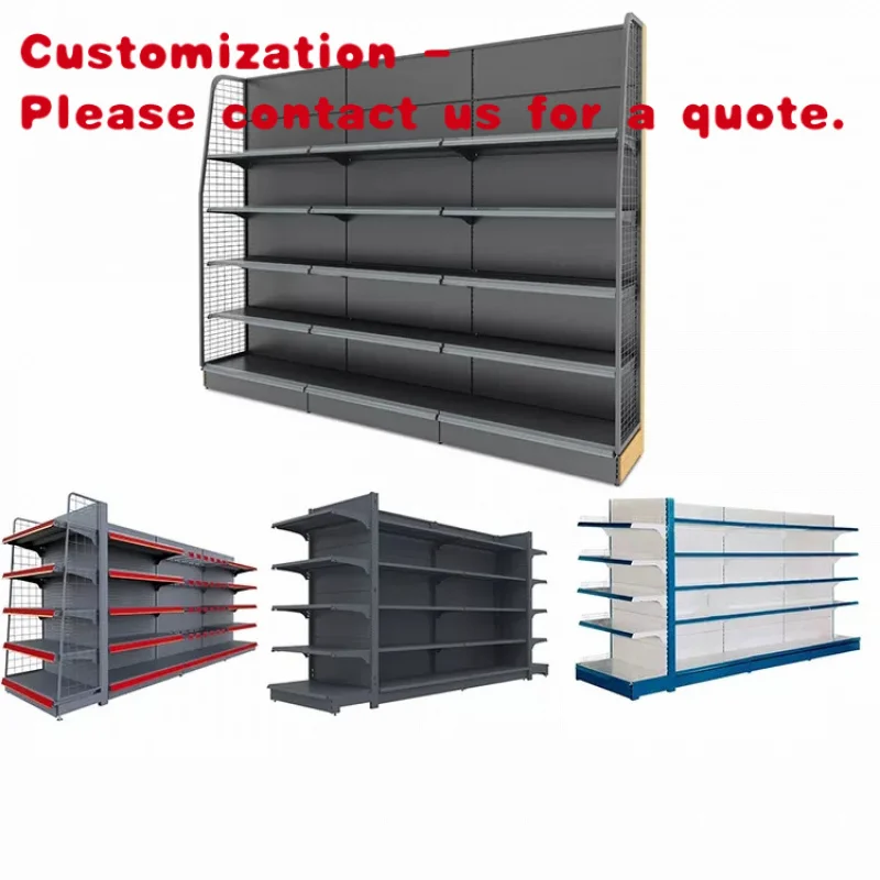

custom.Customizable Heavy Duty Convenience Retail Store Display Shelf Rack Gondola Supermarket Shelf