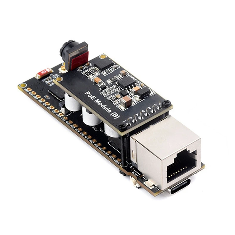 ESP32-S3-POE-ETH ESP32-S3 Placa de desarrollo Ethernet compatible con puerto USB tipo C inalámbrico Poe de doble núcleo Wi-Fi y Bluetooth