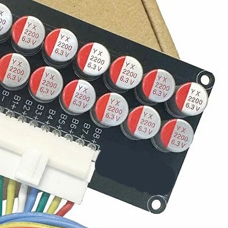 AFBC 8S 3A Active Equalizer Balancer 6S 7S Lifepo4/Lipo/LTO Battery Equalization Capacitor Shell 6-8S 3A