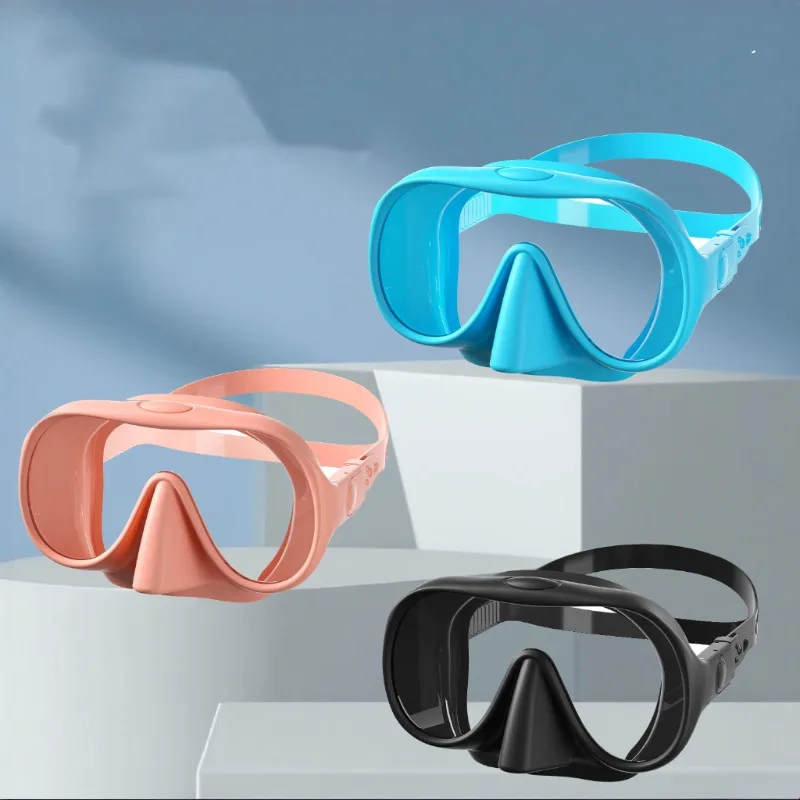 

HD Wide View Antifog Diving Mask Can Be Configured with Eye Degree Mask Eyeglasses Scuba Snorkeling with Tempered Glass Lenses