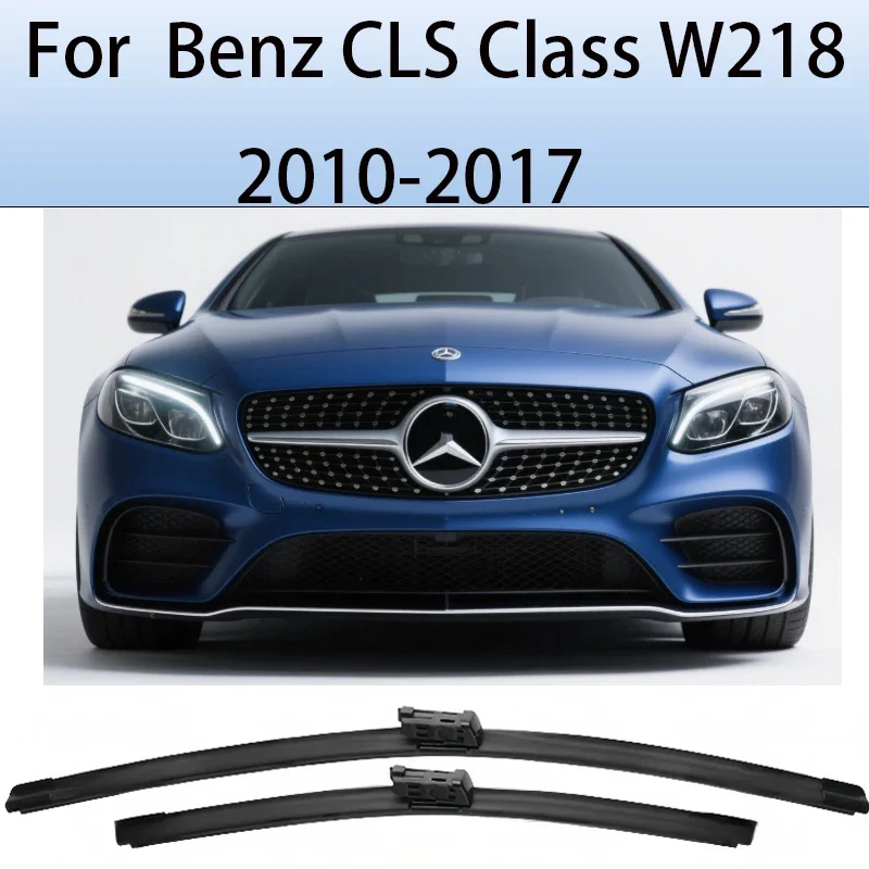 

For Mercedes Benz CLS Class W218 2010-2017 2016 2015 2014 Front Windshield Wiper Blades Windscreen Window Accessories 24"+24"