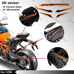 1290 super duke r Swingarm Sticker 3D Epoxy Resin Fender Decal Fairing Waterproof For KTM 1290 super duke r