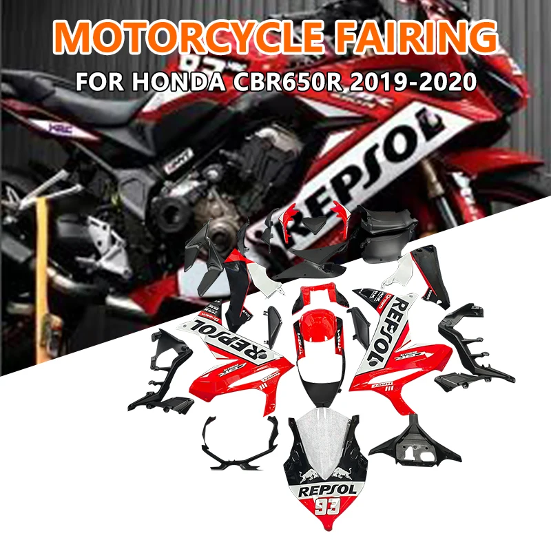 Motorcycle Fairing Kit For Honda CBR650R 2019 2020 ABS Waterproof Not To Lose Paint Full Frame Protector Shield Fairing Kit