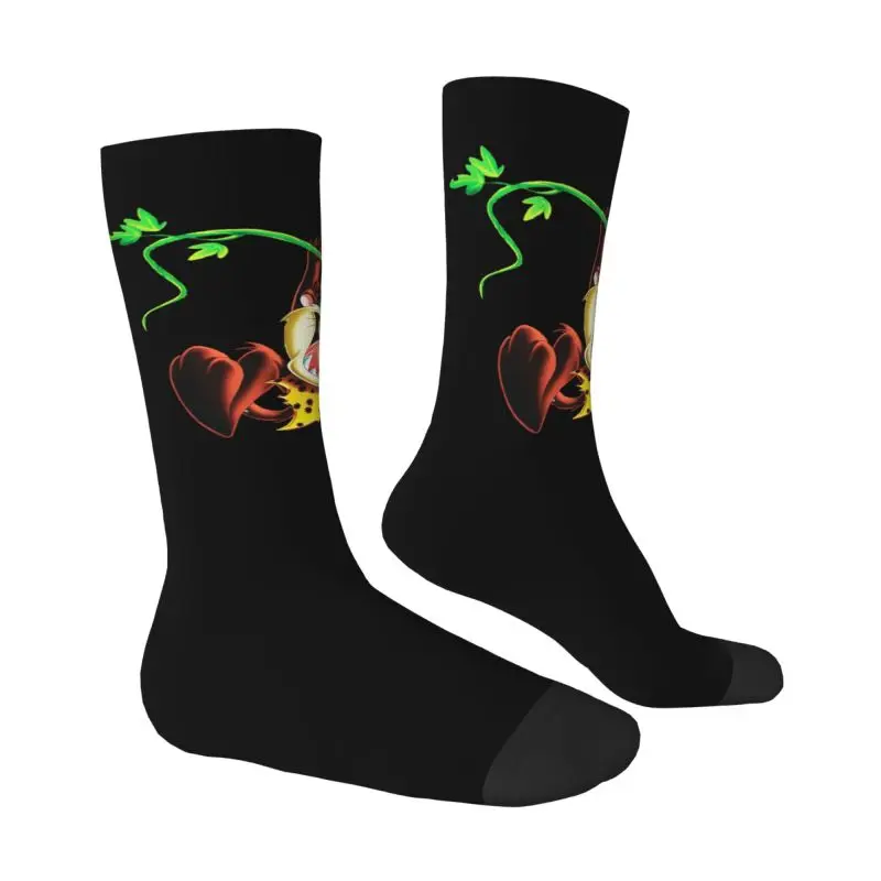 Tasmanian Devil Mens Crew Socks Unisex Kawaii Taz Cartoon Spring Summer Autumn Winter Dress Socks