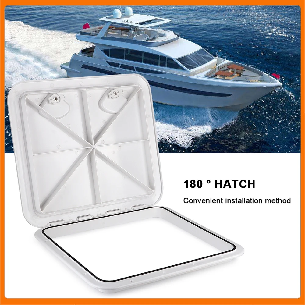 

Anti-UV Marine Deck Hatch Lid Yacht RV Boat Accessories 460x510mm/18.1x20.1in RE-460-510 Marine Deck Plate Yacht Deck Lid