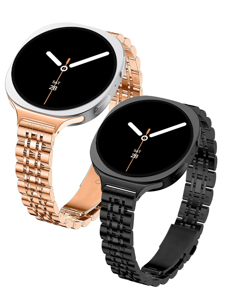Edelstahlarmbänder für Samsung Galaxy Watch 8 40 mm 44 mm Metallarmband Correa Galaxy Watch 8 Classic 46 mm Armbänder