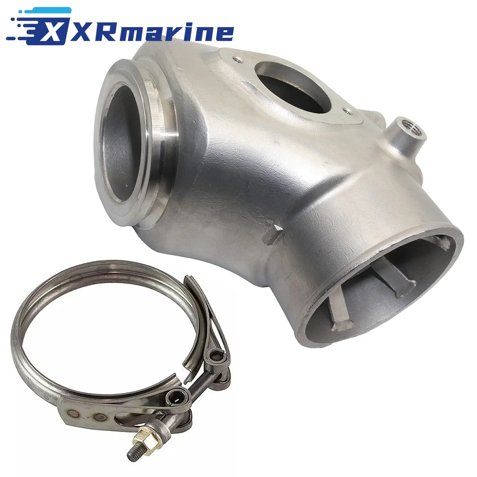 

Exhaust Riser Elbow 3884701 with V Clamp 842993 for Volvo Penta D4- 180 210 225 260 300 Series Boat Engine 21684826
