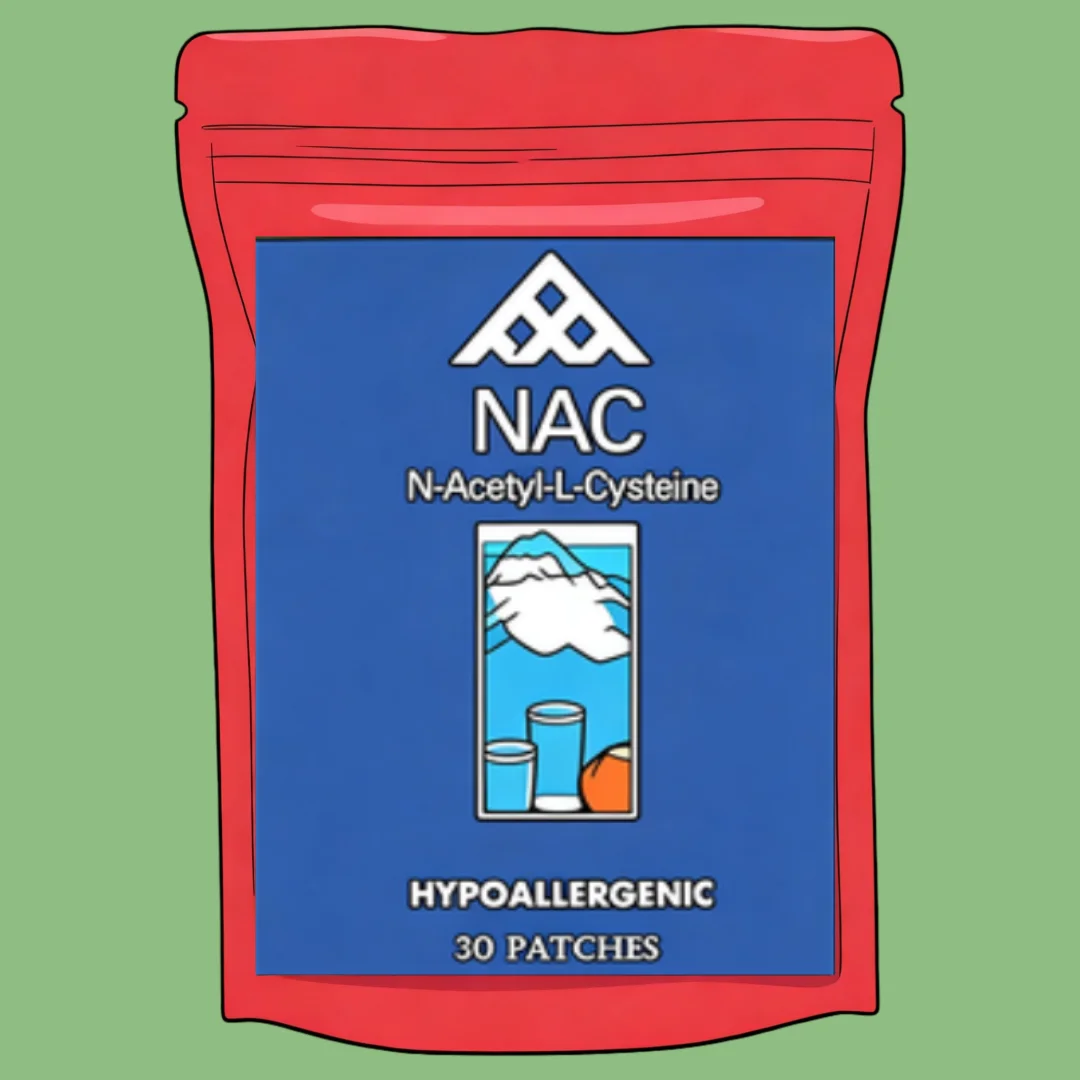 Nac Transdermal Patches Enriched With Milk Thistle, Quercetin - Support Immunity, Respiratory Health & Liver Detox 30 Patches