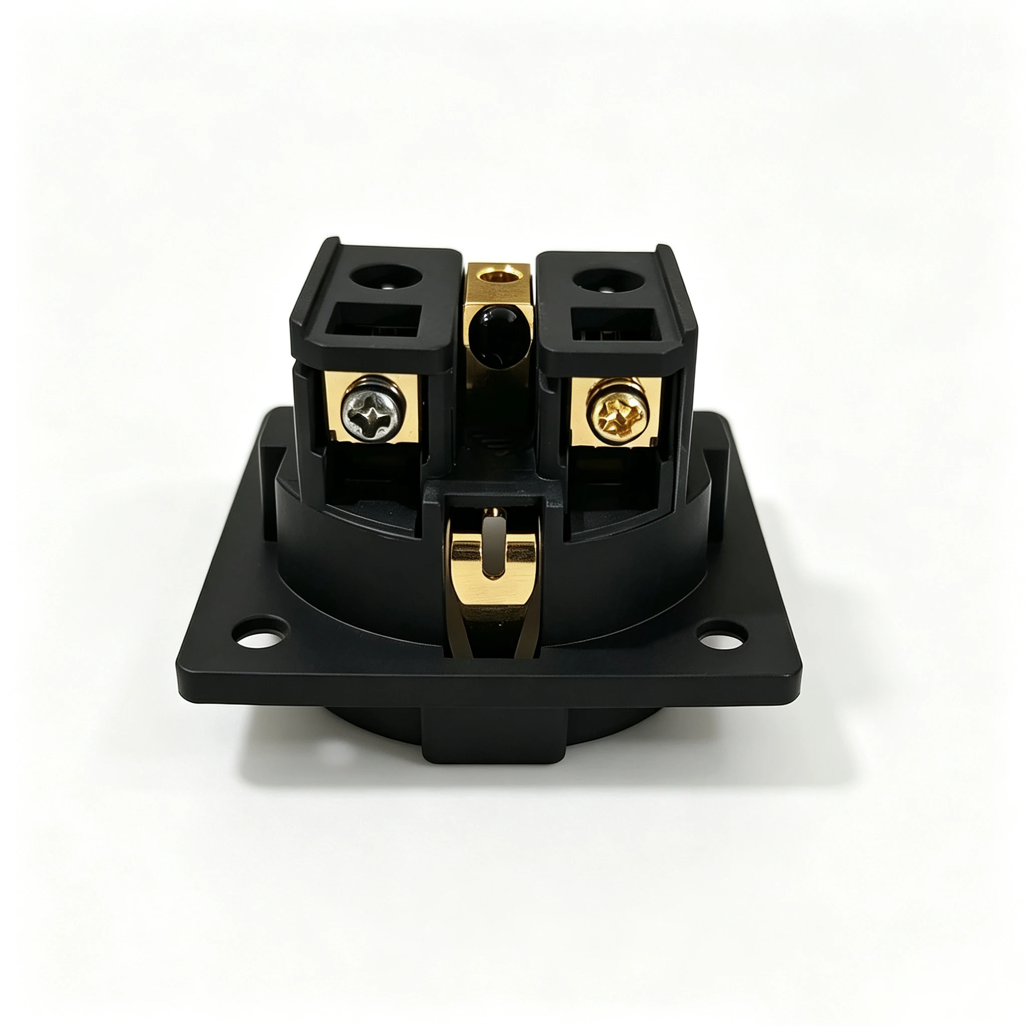 EU-Schuko-Steckdose NCF FI-E30 AC 250 V 16 A EU 2-polige IEC-Eingangsleistung Uitimate Schuko-Chassis-Buchse plattiert Neutralkupfer – Detail 10