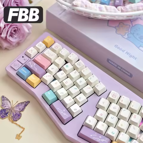 FBB Keycaps Good Night 174keys PBT Dye-Sub Custom Cherry Profile For Mx Cherry Switch Gaming Mechanical Keyboard 40% 68 75% DIY
