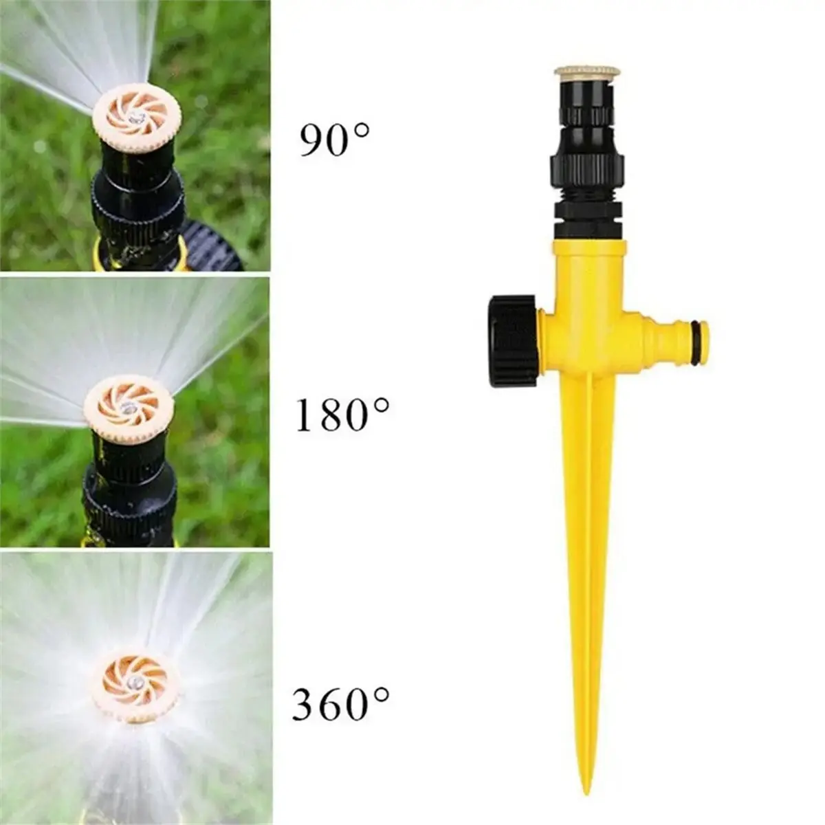 Y17A 360° Automatic Sprinkler Rotating Garden Lawn Irrigation System Large Area Water Sprinkler Nozzle Irrigation Supplies view 6