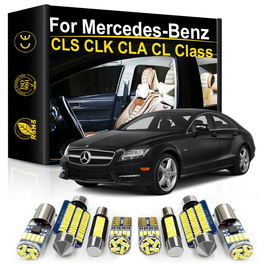 Для Mercedes Benz W208 W209 W218 W219 C218 C219 C140 C215 C216 C117 CL203 A209 CLS CLK интерьерная лампа для автомобиля