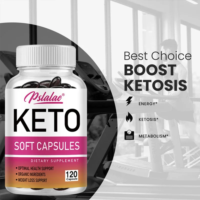 Powerful Exogenous Ketones, Fat Burning Exogenous Advanced Ketogenic Supplement Ketosis for Men and Women 120 Capsules