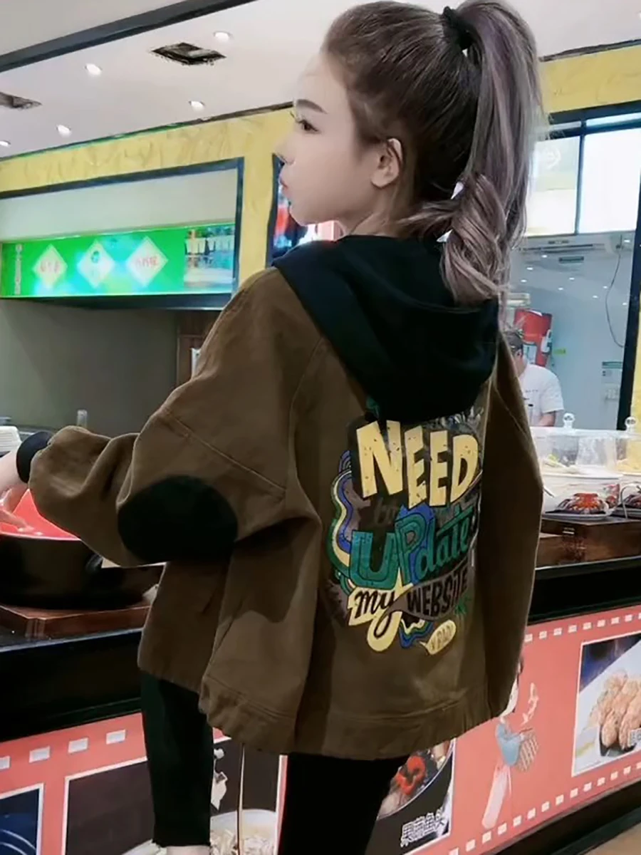 

Baseball Jackets Woman Green Womens Spring Woven Element Lined Teens Cargo Style Irregular Gym Vibe Heavy Slim Cropped Outfits