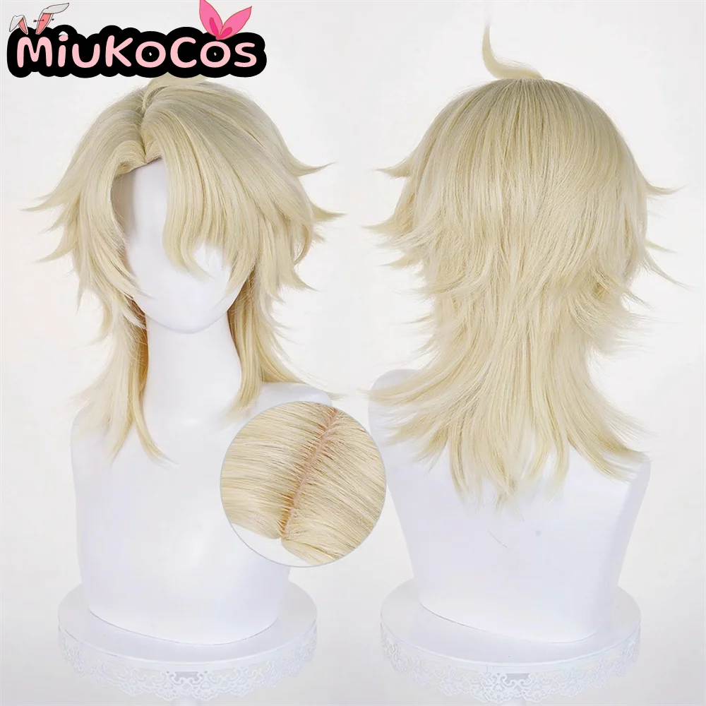 IN STOCK Varka Cosplay Wig MiukoCosplay Game Genshin Impact Cosplay