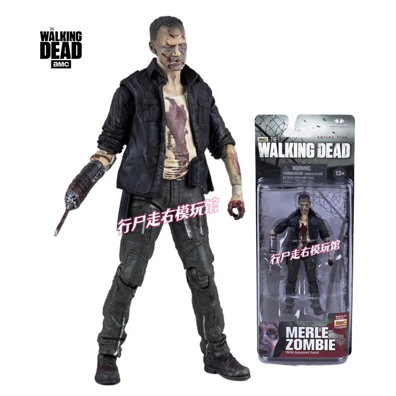 Original 5 Inch 1/12 Action Figures MERLE DIXON Walking Dead Movie Scale Model Action Figures