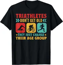 Funny Triathlon Design Men Women Triathletes Swim Bike Run Gift Unisex T-Shirt