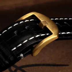 Pure Copper Bronze Buckle, 18MM 20MM 22MM 24MM 26MM Vintage Oxidized Buckle, Leather Strap Buckle