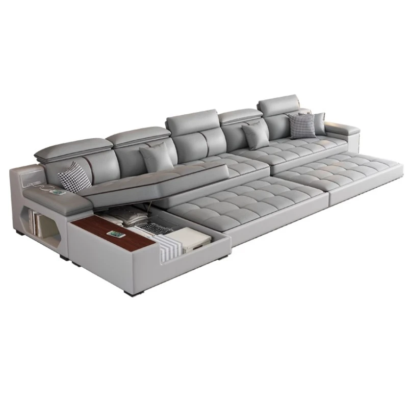 Small Apartment Armchairs Sofas Bed Storage Comfortable Straight Sofas Cinema Tatami Muebles Para El Hogar Home Furniture