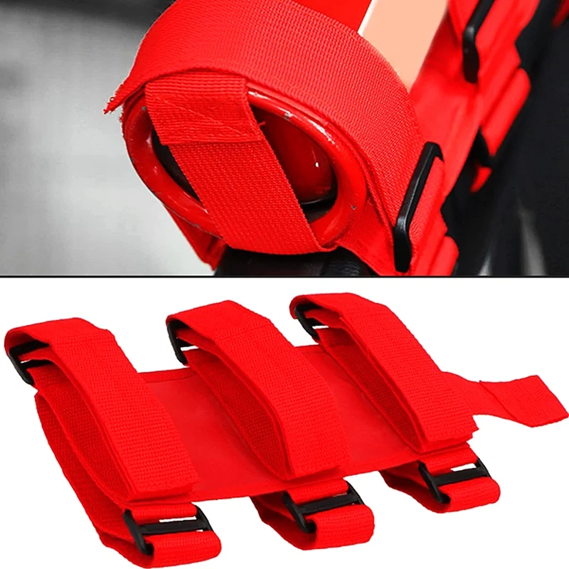 Car Firefighters Straps Car Straps Car Nylon Straps Car Roll Cages Car Accessories Mount Strap For Jeep Wrangler JL18 A image 2