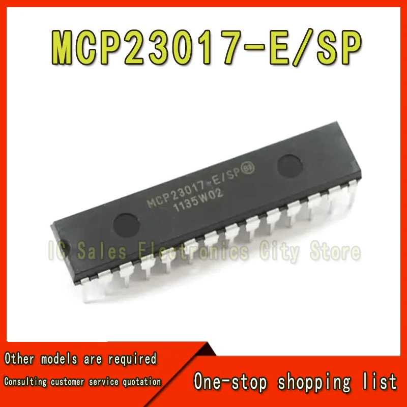 (1piece)100% New MCP23017-E/SP MCP23017 E/SP DIP-28 Chipset