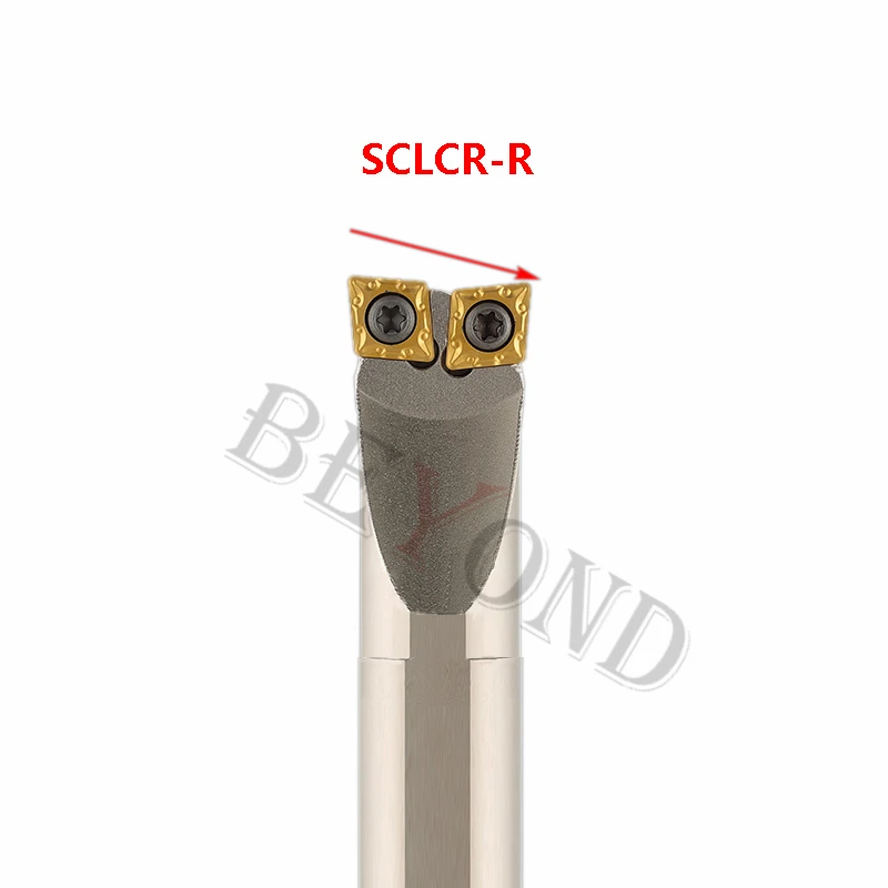 BEYOND S16Q-SCLCR06H SCLCR09R SCLCR06R SCLCR12R utensile per alesatura a doppia testa supporto per taglierina per tornitura interna S20R S25R SCLCR06 SCLCR