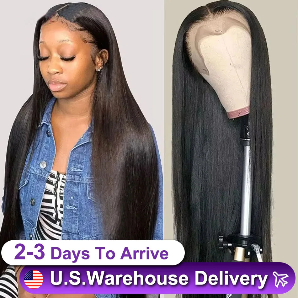

HD Lace Front Human Hair Wigs Straight 13x4 13x6 Transparent Lace Frontal Human Hair Wigs Pre Plucked HD Lace Wigs For Women