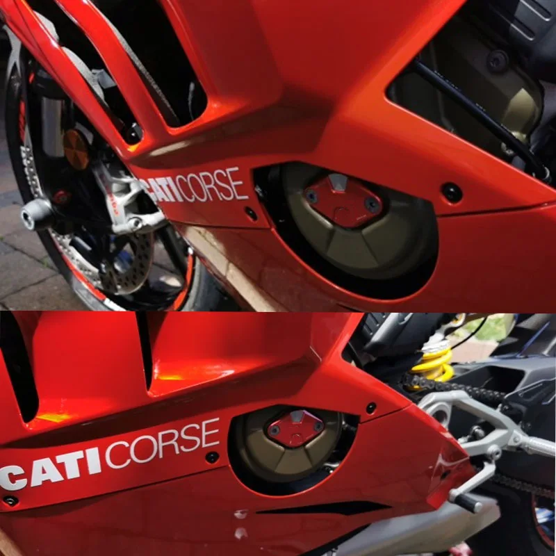 For DUCATI Panigale V4 Streetfighter V4 Speciale V4S Motorcycle Accessories Timing Inspection Cover Engine Side Cover Guard