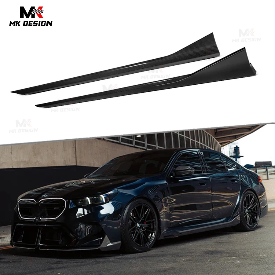 

Dry Carbon Fiber MP Style Side Skirts for BMW M5 G90 G99 2024-IN Side Skirts Extension Lip Aprons Car Accessories