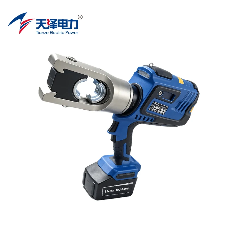 NBC-713U 130kN Battery Hydraulic Crimper 400mm² CU AL Terminal Cordless Cable Lug Crimping Tool OEM Distributor Tender Project