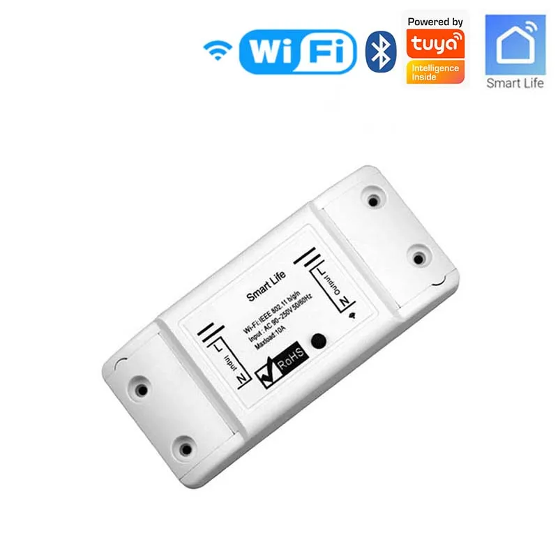 

Tuya WiFi Smart Switch Universal Breaker Timer Works With Alexa Google Home Smart Life APP 220V