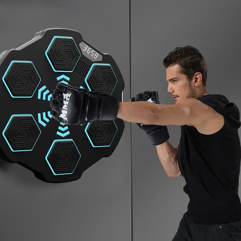Smart Bluetooth-musikboxningsmaskin De-kompression Fighting Fitness Hemboxning Vägg Target Boxing Trainer Boxningstillbehör 12 best sales musikboxningsmaskin - №11