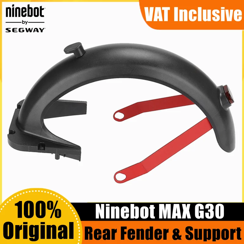 Original  Rear Fender With Taillight Part for Ninebot MAX G30 KickScooter Smart Electric Scooter Fender With Support Accessories