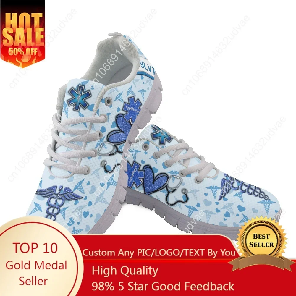 

I Am A Nurse Cartoon Medical Devices Sports Shoes Mens Womens Custom Sneakers Shoe High Quality Couple Shoes