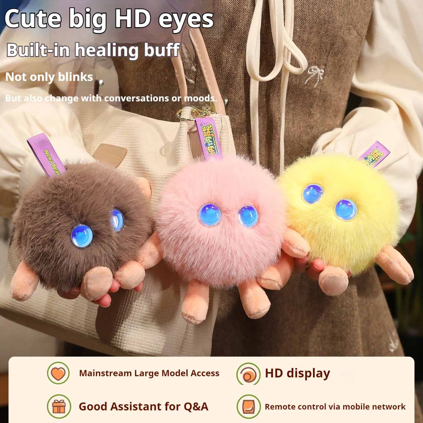 ai-chatting-early-education-toy-rabbit-round-smart-ai-desk-companion-gift-66-internationally-languages-for-friends-classmates