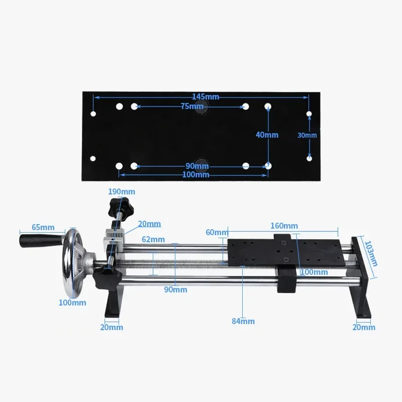10N/50N Needle Push-Pull Force Gauge Test Stand, Terminal Extraction Force Test Function, Pressure Test System 0.05N/0.01KGF