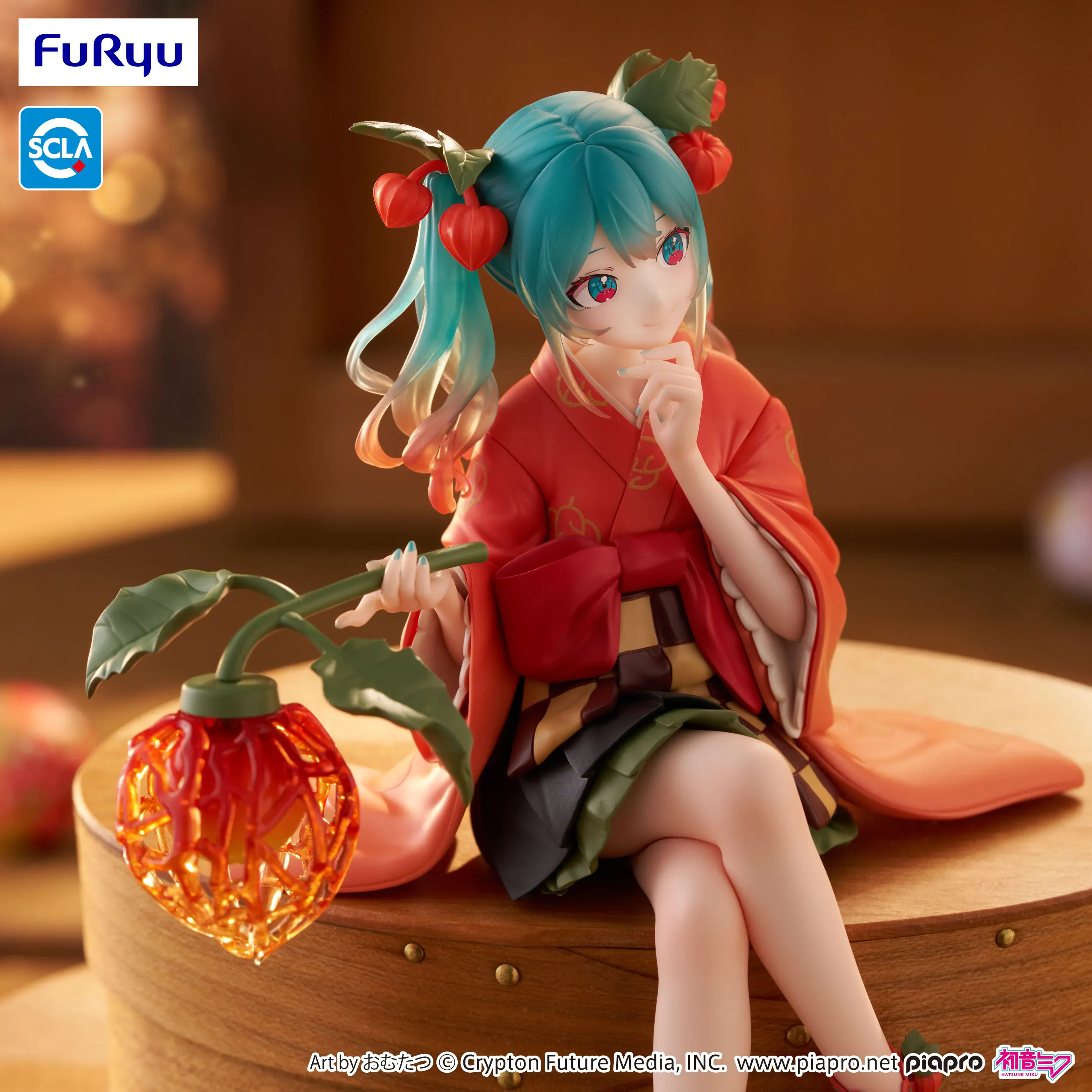 Oryginalny BANDAI FuRyu Hatsune Miku Noodle Stopper Anime rysunek zabawki wróżka kwiatowa zimowa wiśnia figurka lalka prezent