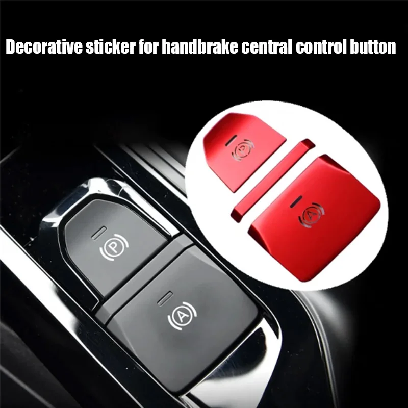 For MG GT 2022 2023 Electronic handbrake button sticker for one click start dual flash door unlocking modification sticker