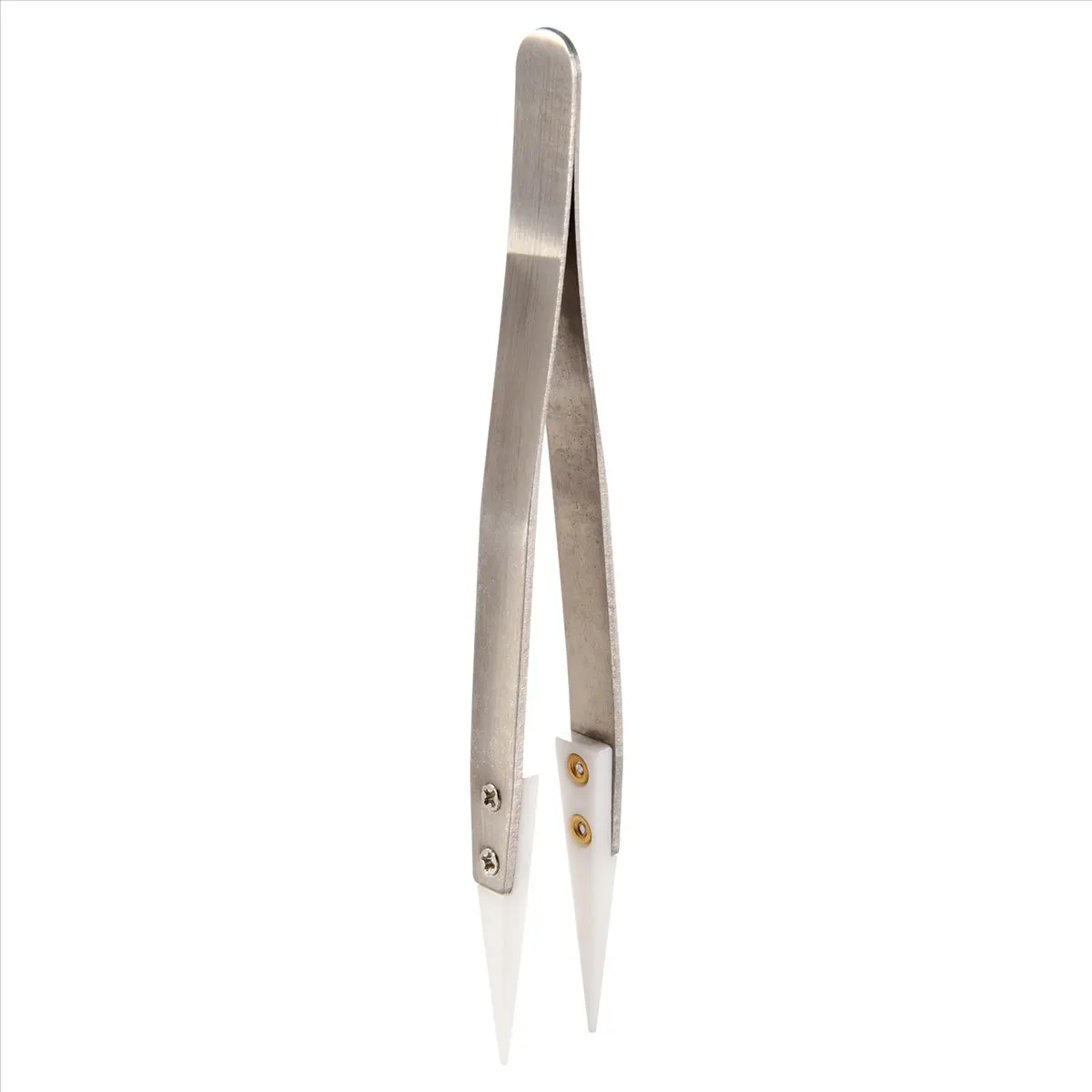A56K Ceramic tweezers with stainless steel handle Refractory Acid- Pointed tweezers