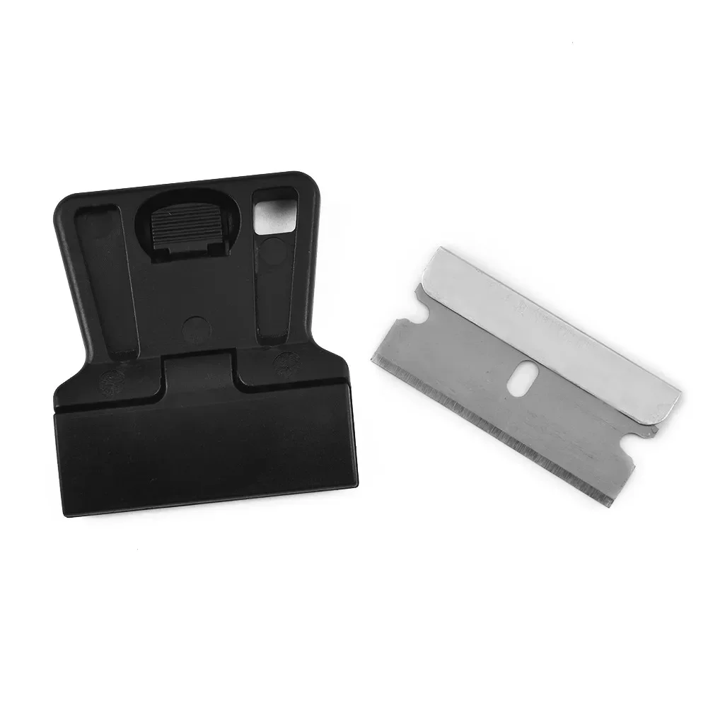 1PC Single-edged Scraper With Blade Plastic Handle For Removing Stickers From Car Plastic Glass Shop Casement Windows
