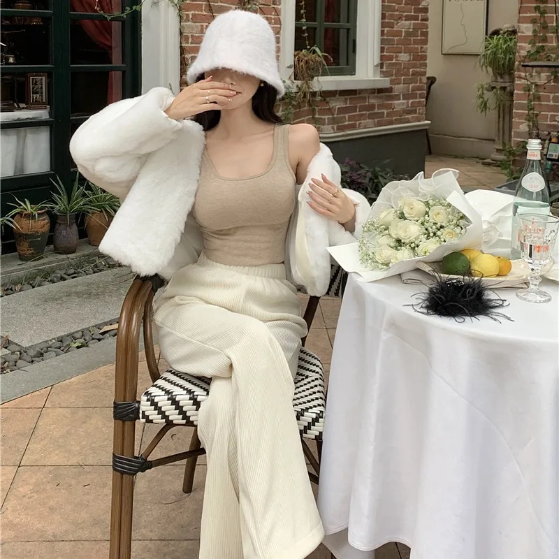 معطف نسائي من Faionable Thiened ort Plu فضفاض مناسب لخريف وشتاء جديد Sle النسخة الكورية يناسب الجميع... #5