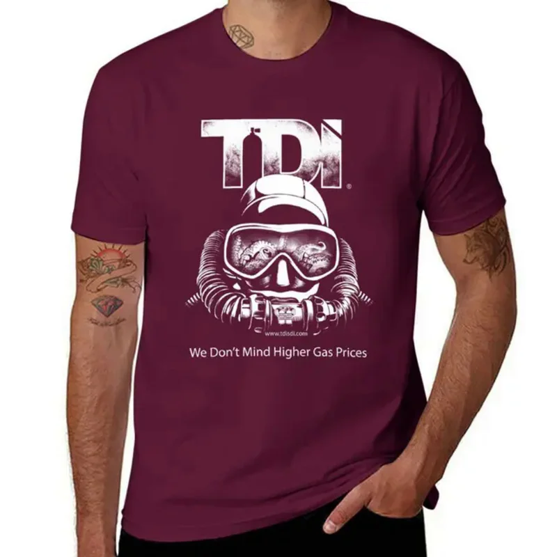 Technical Diving International (TDI)- TDI Rebreather Higher Gas Prices T-Shirt plain vintage clothes heavyweights Men\'s t-shirts